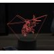 Beling 3D lampa, 330 Puma helicopter, 16 barevná, LV01