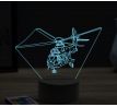 Beling 3D lampa, 330 Puma helicopter, 16 barevná, LV01