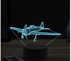 Beling 3D lampa, A6m zero plane, 16 barevná, LV03