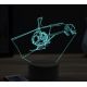 Beling 3D lampa, Agro helicopter, 16 barevná, LV06