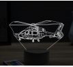 Beling 3D lampa, Airbus H160 helicopter, 16 barevná, LV10