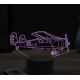 Beling 3D lampa, Airplane Max Holste MH 1521, 16 barevná, LV12