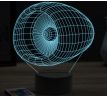 Beling 3D lampa, Airplane turbine, 16 barevná, LV13