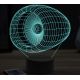 Beling 3D lampa, Airplane turbine, 16 barevná, LV13