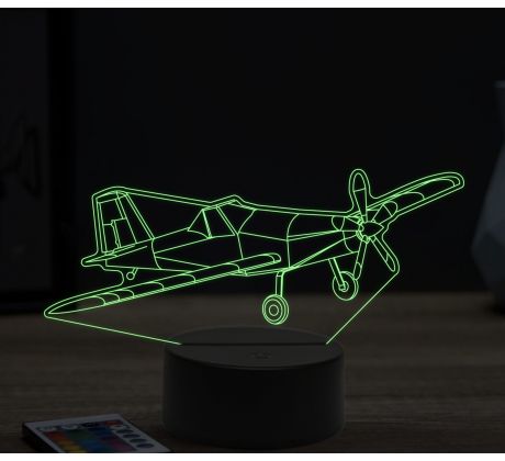 Beling 3D lampa, air tractor at 402b, 16 barevná, LV14