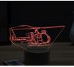 Beling 3D lampa, Army helicopter gazelle, 16 barevná, LV16