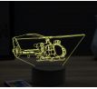 Beling 3D lampa, Army helicopter gazelle, 16 barevná, LV16