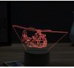 Beling 3D lampa, Army helicopter Puma, 16 barevná, LV17