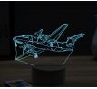 Beling 3D lampa, Beechcraft 1900, 16 barevná, LV19