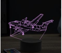 Beling 3D lampa, Beechcraft 1900, 16 barevná, LV19