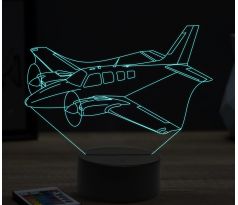 Beling 3D lampa, Beechcraft baron g58, 16 barevná, LV20