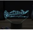 Beling 3D lampa, Beechcraft Bonanza airplane, 16 barevná, LV21