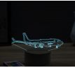 Beling 3D lampa, Boeing 737, 16 barevná, LV23