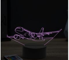 Beling 3D lampa, Bombardier c serie, 16 barevná, LV26