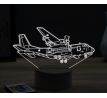 Beling 3D lampa, Casa CN 235 airplane, 16 barevná, LV27