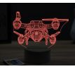 Beling 3D lampa, Drone quadrocopter 2, 16 barevná, LV33