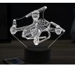 Beling 3D lampa, Drone quadrocopter 11, 16 barevná, LV34