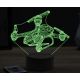 Beling 3D lampa, Drone quadrocopter set 1, 16 barevná, LV35