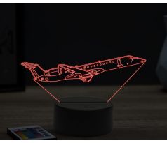 Beling 3D lampa, Embraer ERJ-1451, 16 barevná, LV36