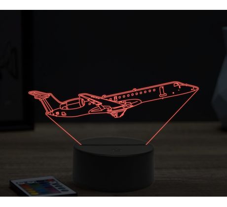Beling 3D lampa, Embraer ERJ-1451, 16 barevná, LV36