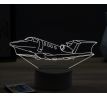 Beling 3D lampa, Embraer Phenom 1001, 16 barevná, LV38
