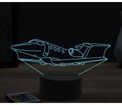 Beling 3D lampa, Embraer Phenom 1001, 16 barevná, LV38