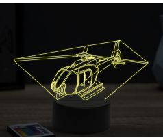 Beling 3D lampa, Eurocopter 1, 16 barevná, LV39