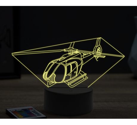 Beling 3D lampa, Eurocopter 1, 16 barevná, LV39