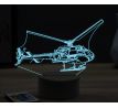 Beling 3D lampa, Gendarmerie helicopter, 16 barevná, LV43