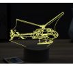 Beling 3D lampa, Gendarmerie helicopter, 16 barevná, LV43