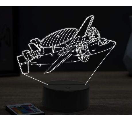 Beling 3D lampa, Grumman E-2 Hawkeye, 16 barevná, LV44