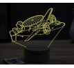 Beling 3D lampa, Grumman E-2 Hawkeye, 16 barevná, LV44