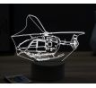 Beling 3D lampa, Helicopter airbus, 16 barevná, LV46