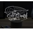 Beling 3D lampa, Helicopter armee, 16 barevná, LV47