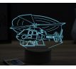 Beling 3D lampa, Helicopter armee, 16 barevná, LV47