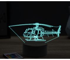 Beling 3D lampa, Helicopter Gendarmerie, 16 barevná, LV48