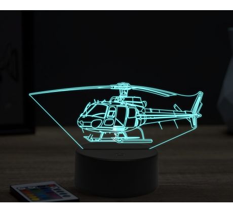 Beling 3D lampa, Helicopter Gendarmerie, 16 barevná, LV48
