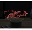 Beling 3D lampa, Helicopter SA 330 Puma, 16 barevná, LV49