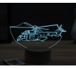 Beling 3D lampa, Helicopter SA 330 Puma, 16 barevná, LV49