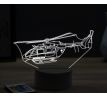 Beling 3D lampa, Helicopter securite civile, 16 barevná, LV50