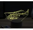 Beling 3D lampa, Helicopter securite civile, 16 barevná, LV50