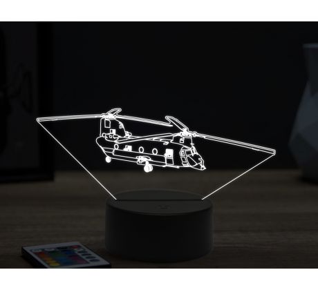 Beling 3D lampa, Chinook, 16 barevná, LV51