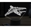 Beling 3D lampa, Iljushin plane, 16 barevná, LV52