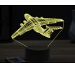 Beling 3D lampa, Iljushin plane, 16 barevná, LV52
