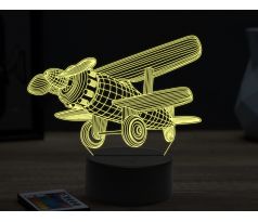 Beling 3D lampa, Kids Plane, 16 barevná, LV53