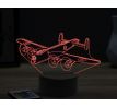 Beling 3D lampa, Lancaster bomber, 16 barevná, LV54