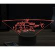 Beling 3D lampa, Marine helicopter, 16 barevná, LV56