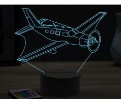 Beling 3D lampa, Piper PA 46, 16 barevná, LV66