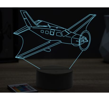 Beling 3D lampa, Piper PA 46, 16 barevná, LV66
