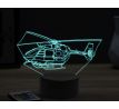 Beling 3D lampa, Rescue helicopter, 16 barevná, LV70